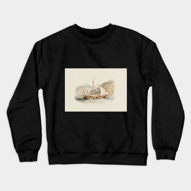 Amalfi, for Rogers's 'Italy', 1826-27 Crewneck Sweatshirt by Art_Attack